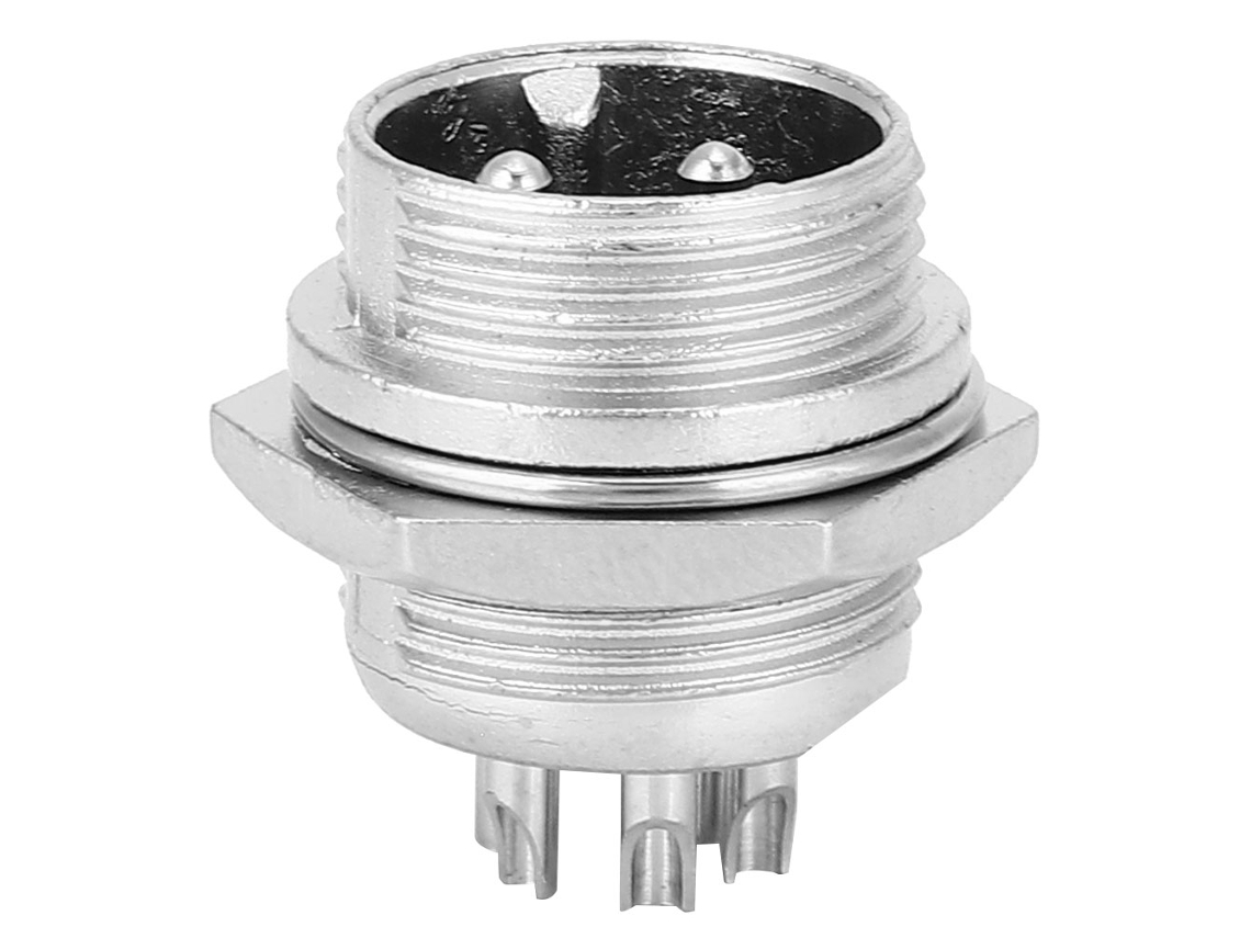 Conector Macho Aéreo 5 Pinos 100pcs 16mm