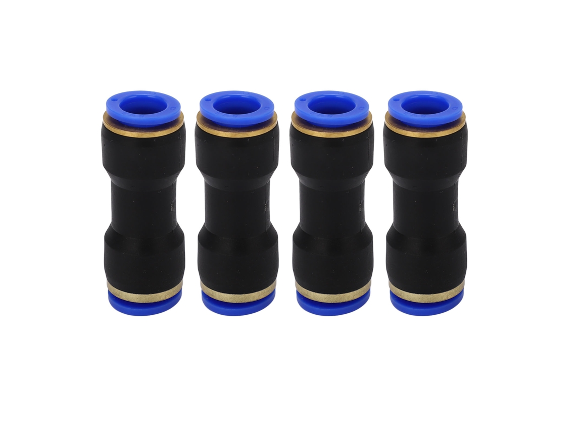 4pcs Conectores De Tubería Rápido Empurráveis Redutores Retos Para Mangueira Pu Tubo Nylon 2/3in 4/7in
