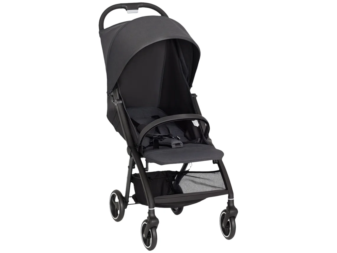 Carrinho De Bebê Carga Máxima, Ajustável 80x46x106cm 15kg Cor Cinza De Qualidade Superior Durável E Resistente Design Moderno E Funcional Fácil De Ins