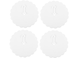 Conjunto De 4-ganchos Plástico Para Dossel Cama, Ideais Para Uso Doméstico, Suspensão De Teto E Cortinas Cama