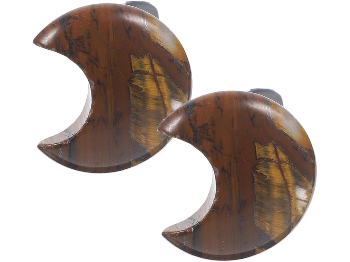Conjunto de 2 clipes decorativos de cristal natural para ventilação interna de carros.