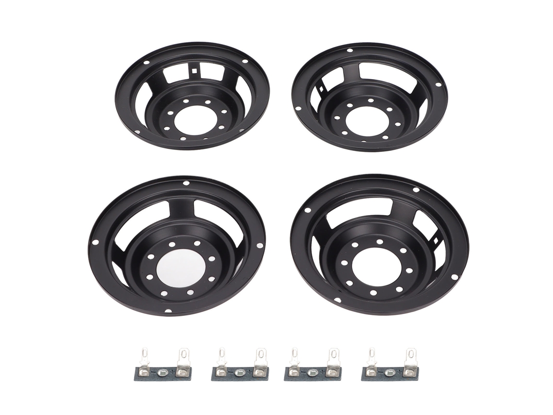 Speedy-4pcs Apoio De Bacia De Alto-falante De 4 Polegadas Quadro De Ferro Para Reparo E Diy De Alto-falantes