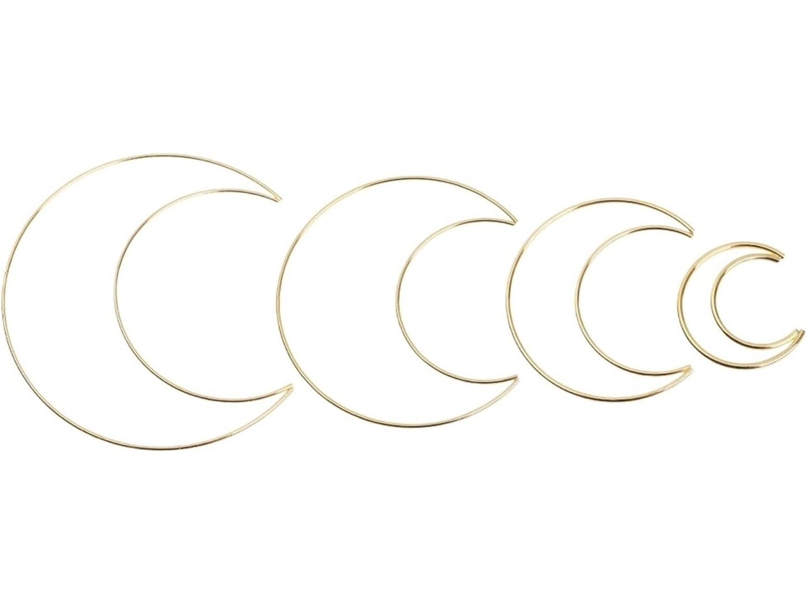 Círculo Apanhador De Sonhos Com 4 Aros De Metal