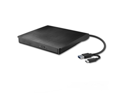Raum-unidade Óptica Externa Dvd/cd Usb3.0 E Type C, Gravador E Reprodutor Com Prato Universal