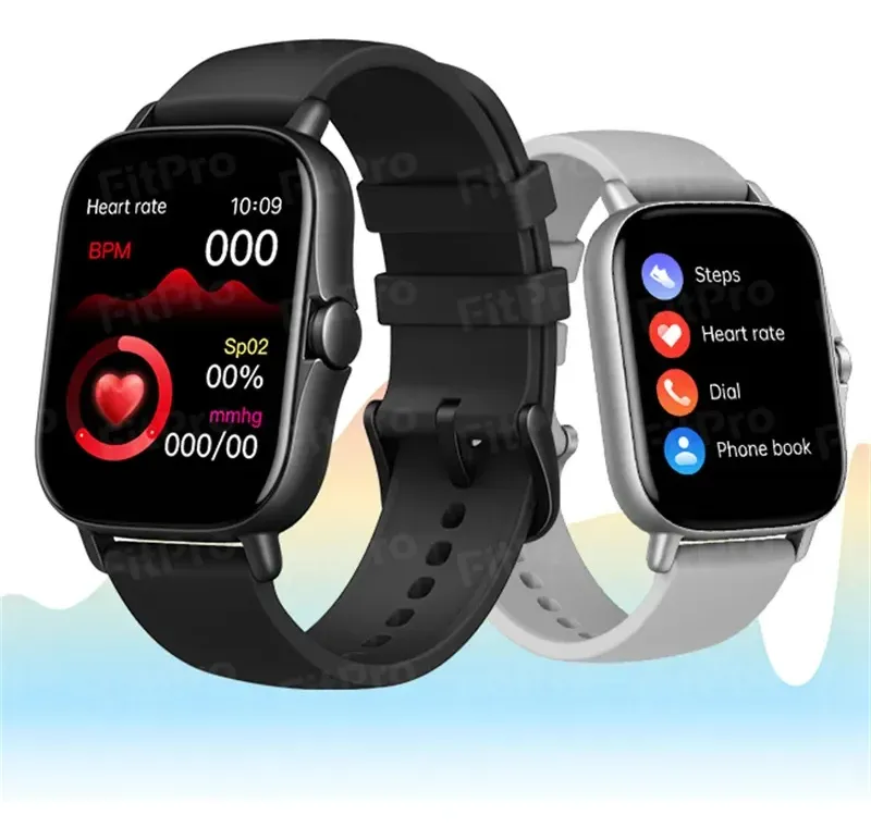 Smartwatch Vayotoy Comet Explosions com pulseira de aço preta
