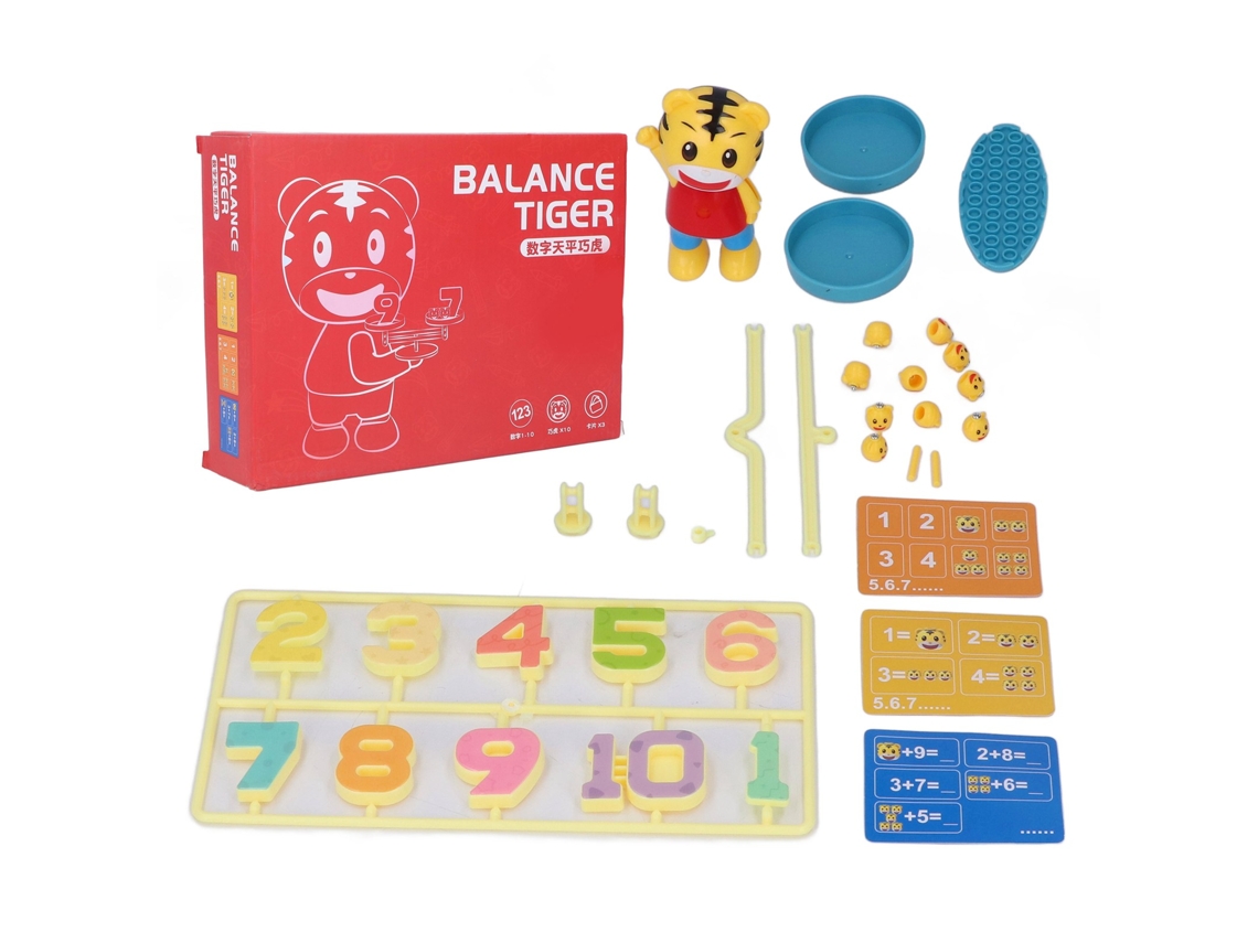 Rebe-juego De Conteo Y Equilibrio Educativo Interactivo Con Tigre Juguetes Numéricos Para Niños Y Niñas