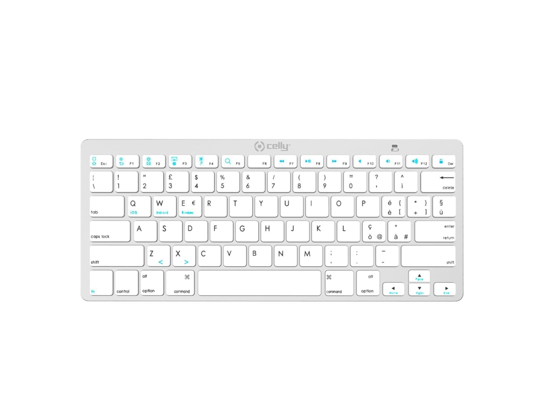 CELLY Swkeyboardbt Teclado Qwerty Branco
