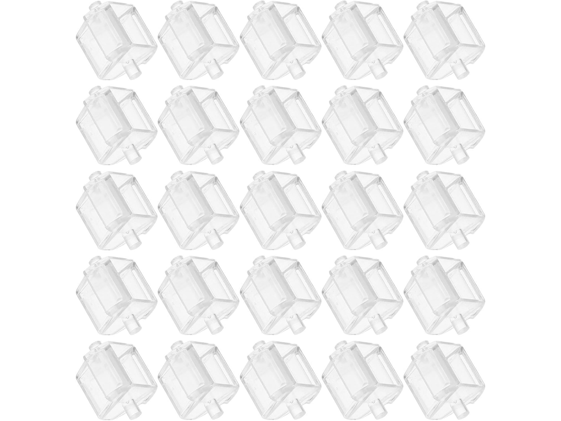 Conjunto de 25 núcleos de reposicionamento curados para dispensador Fita Adesiva Mesa, com acabamento em ABS endurecido.