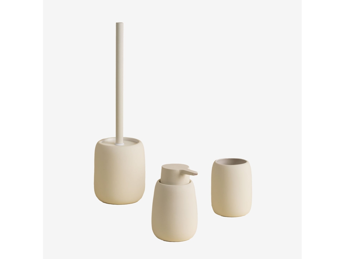 Sklum Conjunto De Banho Aberden Cerâmica Beige Creme