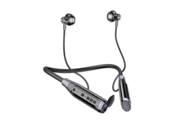 Fone de Ouvido com Suporte para Pescoço, Compatível com Bluetooth, Indicador de Bateria e Cartão de Memória. TAISHENGDA