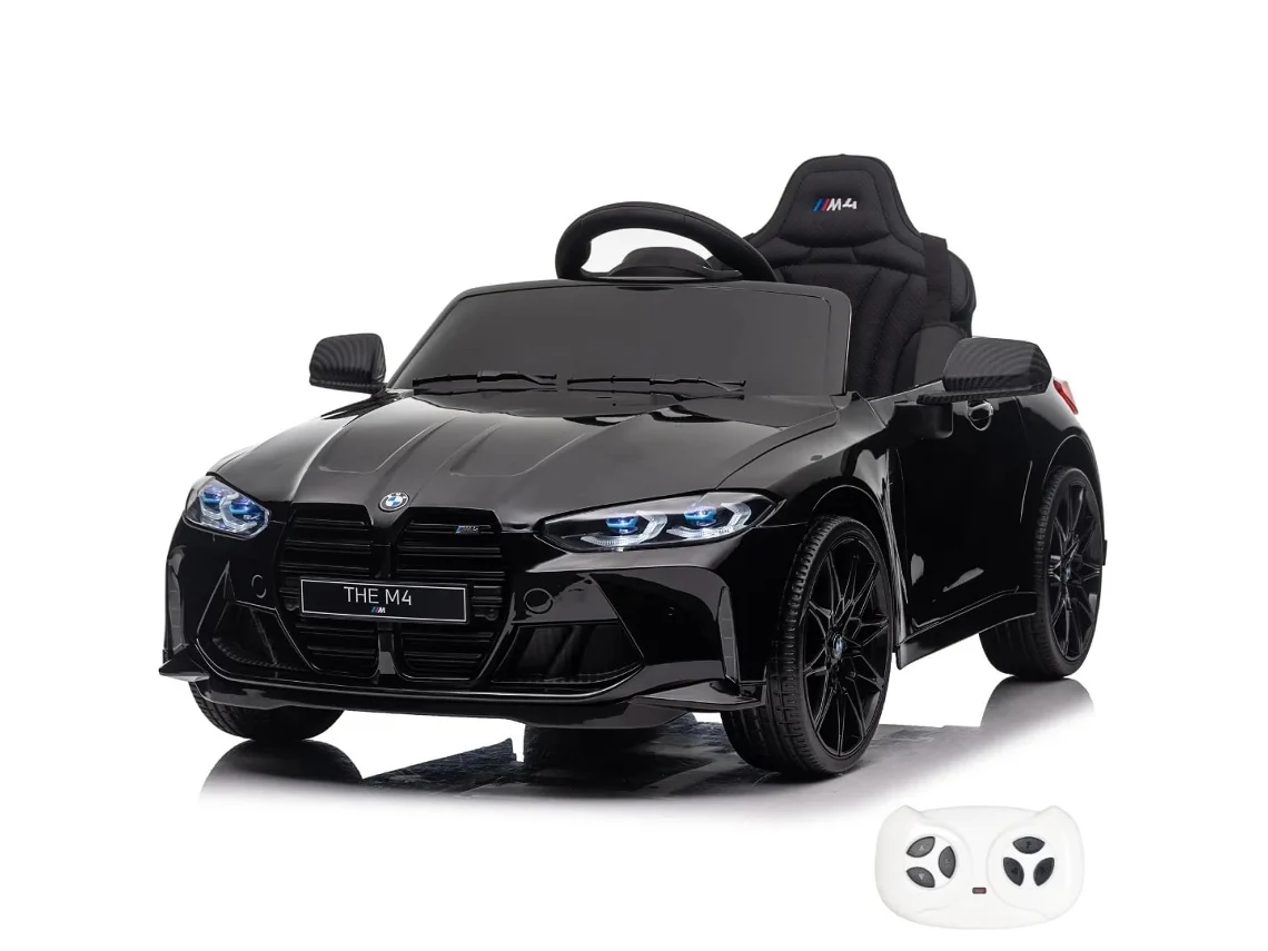 Carro Elétrico Para Crianças - Bmw M4 Competition 12v - 1 A 5 Anos - Preto