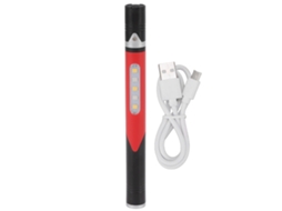 Rebe-lanterna Pluma Usb Carga 3 Fontes Led Design Clip Uso Amplo Reparação Hospital Vermelha
