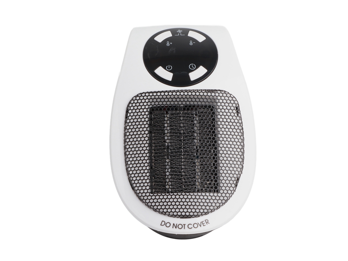 Aquecedor de espaço 2 em 1, 500w, com ventilador, para casa e escritório LAXISCREED
