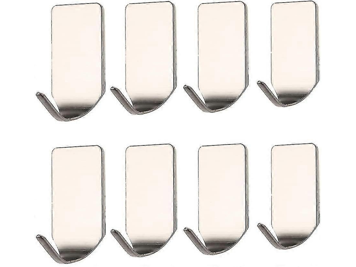 Conjunto De 8 Ganchos Autoadesivos Para Toalhas, Ideais Para Casa De Banho, Cozinha E Cozinha, Também São Para Pendurar Roupas Sem Precisar Furar