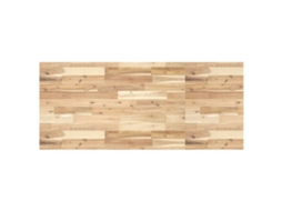 Vidaxl Tampo De Secretária 140x60x4 Cm Acácia Maciça Não Tratada