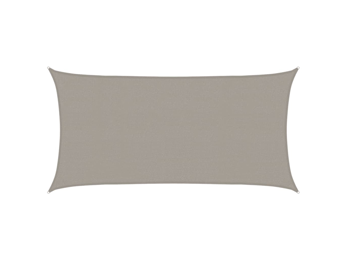 Maison Exclusive - Para-sol Vela Retangular 160 G/m² 2,5x5 M Pead Cinza-claro