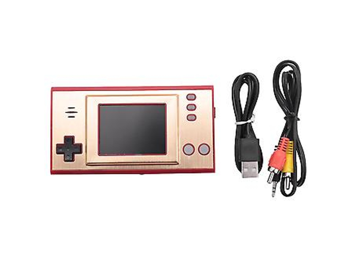 Brilvibera Mini Console de Jogos Portátil Retrô Ultrafino de 2,5 Polegadas com 620 Jogos