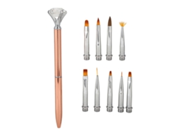 Lápiz De Gel Uv Multifuncional Desmontável Para Pintar, Desenhar E Marcar Unhas (ouro Rosa)