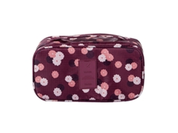 Bolsa Organizadora De Viagem Impermeável E Portátil Com Estampa Para Roupas Íntimas E Sutiãs. Hengjian