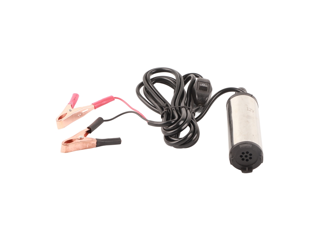 Bomba Elétrica De Óleo Multifuncional Diesel Transferência 12l/min 2m Lift Dc12v Aço Inox