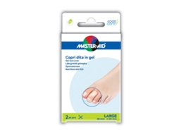 Capa De Dedo Master-aid Footcare Em Gel Grande 2 Peças C2 Master Aid