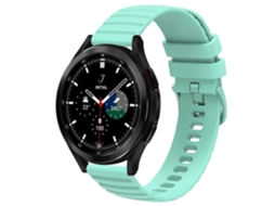 Pulseira De Silicone Sólida Com Padrão De Bolinhas Onduladas Para Samsung Galaxy Watch 4 Classic 42mm 20mm