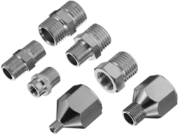 Conjunto De 7 Adaptadores Para Aerógrafo Com Engate Rápido E Conector De Desconexão Para Compressor Gokoco