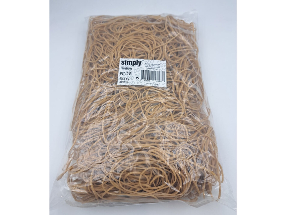 SIMPLY Elásticos Nº 18 Saco de 500 G