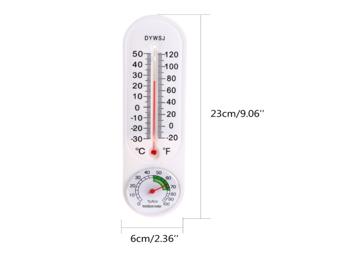 Termômetro Higrômetro Vertical Indoor Parede Residencial Estufa Medidor De Temperatura E Umidade Para Sala Temp 1§2§3 Other
