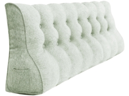 Almofada VERCART de Linho 25 x200 x55 cm Branco