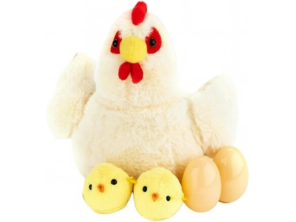 Galinha De Pelúcia, Pelúcia Com Zíper Ovos Ou Pintinhos Para Meninos