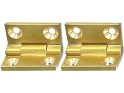Peças De Dobradiças Encaixe Para Gaveta Armário, 19x 12, 5mm, Em Latão Maciço, Para Móveis, Caixas De Joias E Móveis