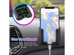 Suporte De Parede Para Celular Para Carro, Branco, Estação De Carregamento Sem Impacto, Prático, Controle Remoto Adesivo, Caixa De Armazenamento