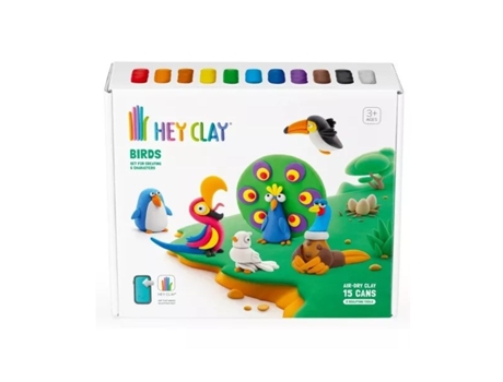 Hey Clay Birds Conjunto Tm Brinquedos