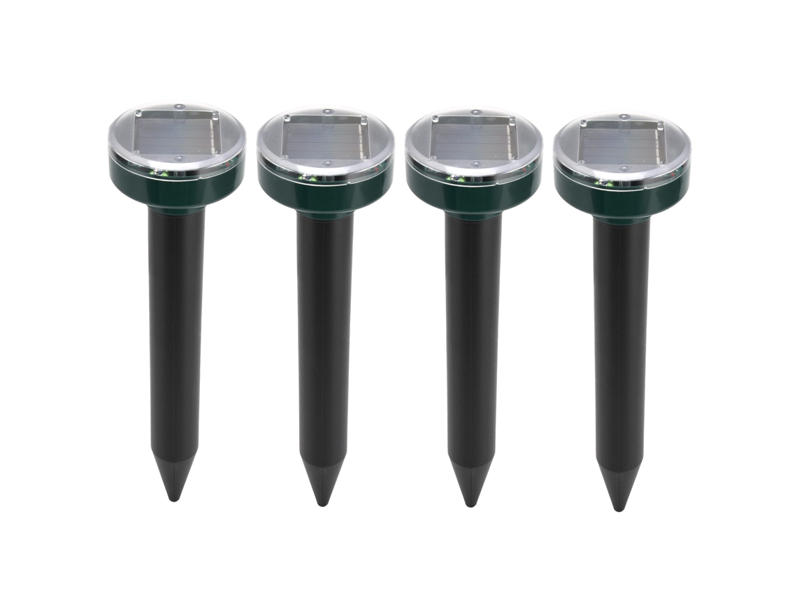 4pcs Repelente Ultrassônico Solar para Animais Ratos Cobra Hotel Fazenda Parque Exterior S/MARCA
