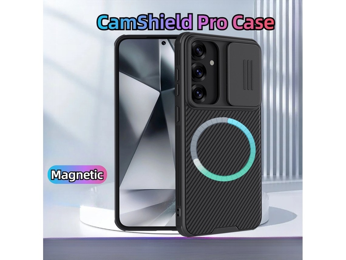 Capa Para Smartphone S25 Plus Preto Magnética