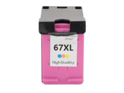 Cartucho De Tinta 67xl Para Impresoras Deskjet 2700 4155e Color