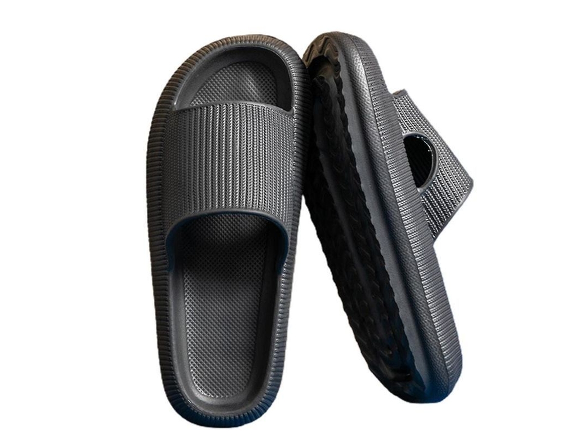 Chanclas De Praia Unisex Com Plataforma Summer Slides Antiderrapantes De Eva Secagem Rápida Confortáveis 44-45 Negro