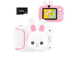 Câmera Infantil Para Meninas, Brinquedos, Lente Hd 1080p, Filmadora Para Crianças De 2 Polegadas Brilvibera