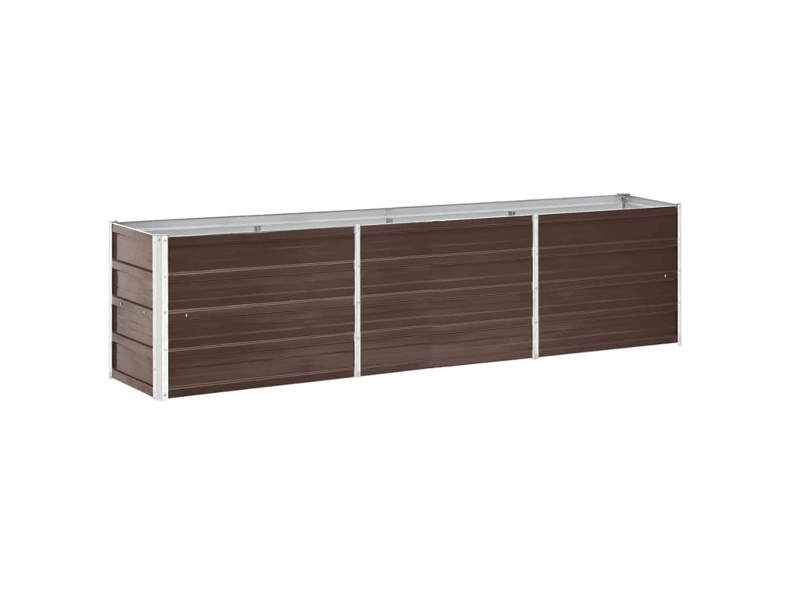 Raised Bed, Raised Beds Vidaxl Marrom Aço (240 X 40 X 45 Cm)