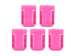 Suporte de Bateria Mali 14v 60v Rosa para Ferramentas 5pcs