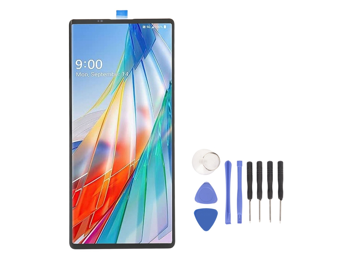 Tela sensível ao toque de 6,8 polegadas para LG Wing 5G, com kit de instalação