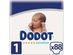 FRALDAS DODOT SENSITIVE T1 88 (Outlet Caixa Aberta)