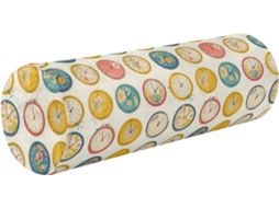 Travesseiro de Pescoço Redondo Cinza Frodotgv Clock Suporte Das Costas e Pernas Ergonômico Fácil Limpar Ideal