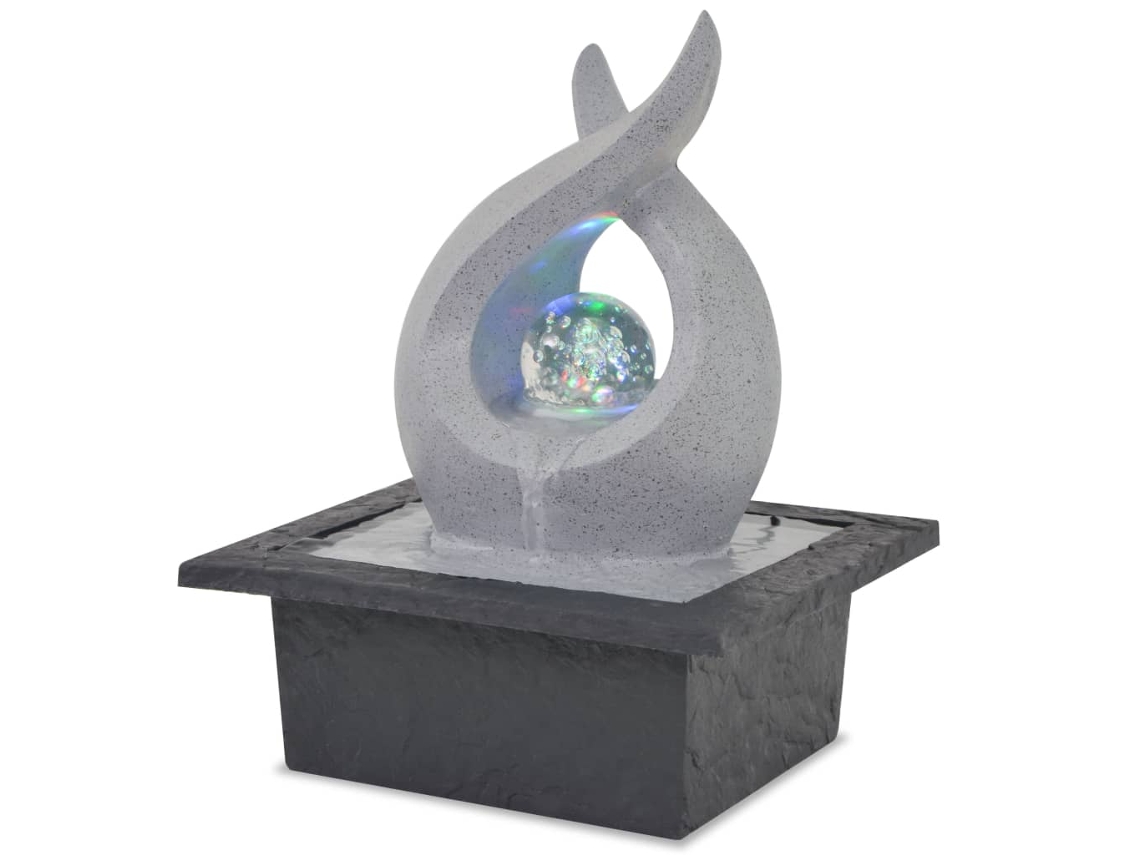 Indoor Fountain, Indoor Fountains Vidaxl Cinzeto Poliresina