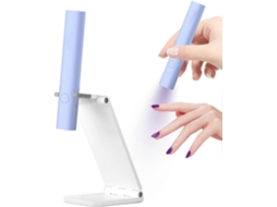 Mini Lâmpada de Unhas Led Uv, Sem Fio 3w, Caneta Secadora para Salão Beleza, Lanterna Par a Gel Secage GOKOCO