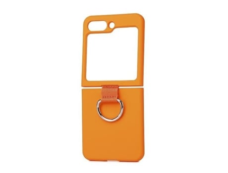 Capa para Samsung Galaxy Z Flip 5 BELINE Pele Sintética Laranja