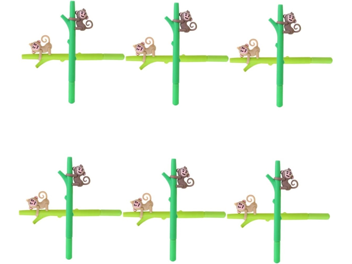 Conjunto De 12 Canetas Em Gel Gadpiparty Com Design Desenho Animado,