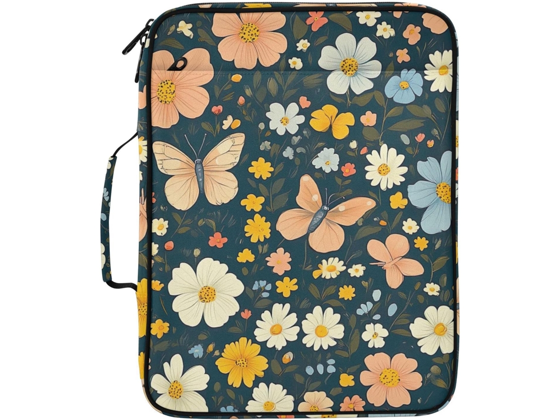 Pasta Organizadora Expansível Retro Butterfly Com 7-camadas E Sistema Sanfonado, Impermeável, Ideal Documentos