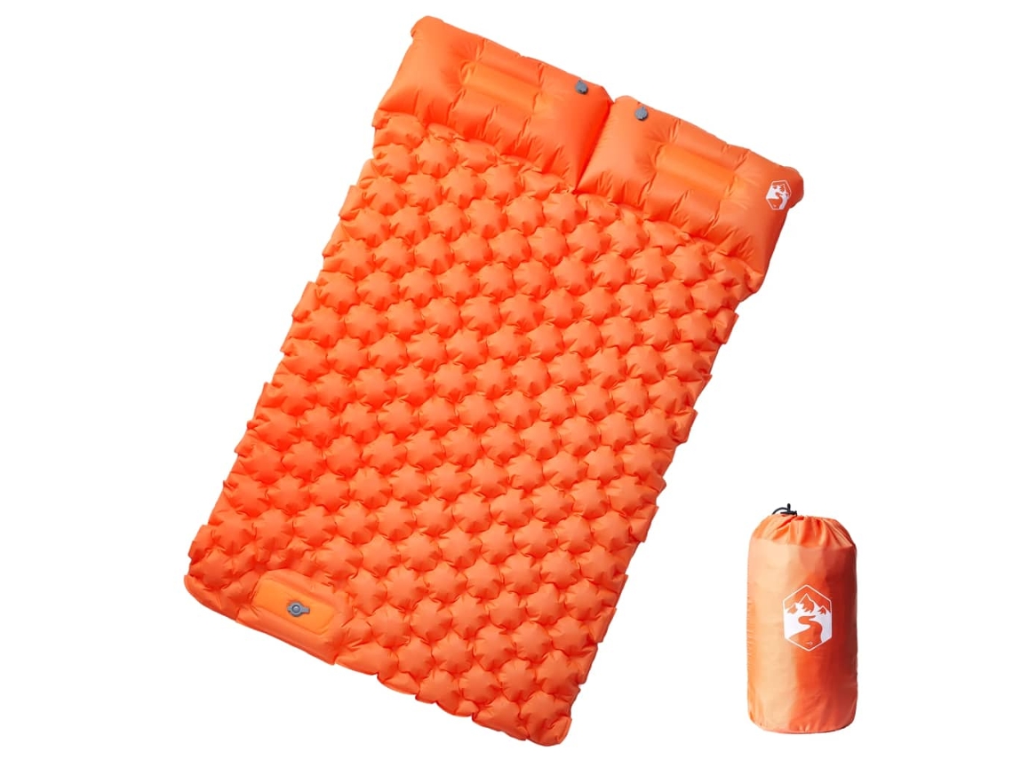 Self Inflating Camping Mattress, Self Inflating Camping Mattresses Vidaxl Laranja Náilon (n/a)